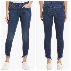 Joe's Jeans Skinny Diagonal Hem Icon Midrise Skinny Ankle Jean-EUC